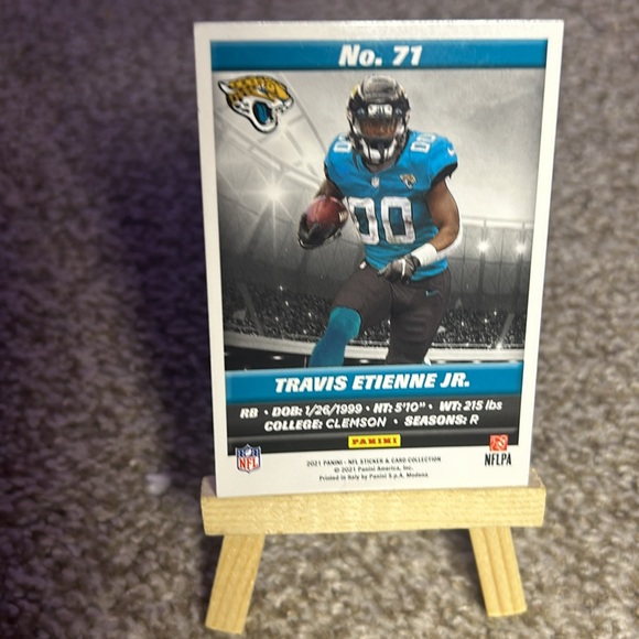 Travis Etienne Jr Panini NFL Football Cards # 71 Jacksonville Jaguar’s - Picture 4 of 4